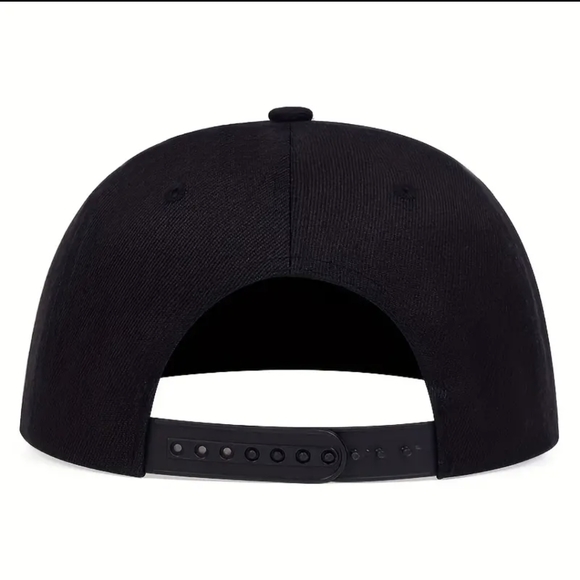 LA Vintage Embroidery Baseball Cap Black Hip Hop Snapback Hat Adjustable Sunscre - Picture 3 of 4